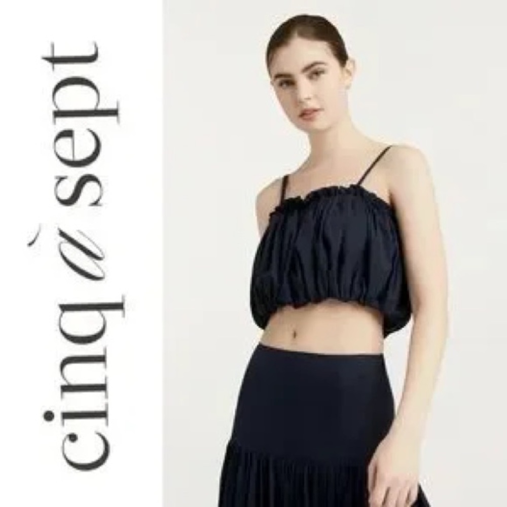 🎆Cinq à Sept Ivee Crop Tank